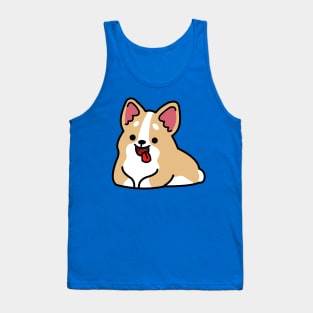 Corgi Sit Down Tank Top